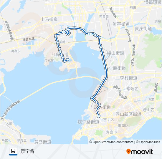 公交765路的线路图