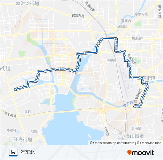 767路 bus Line Map