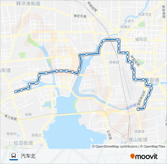 767路 Bus Line Map