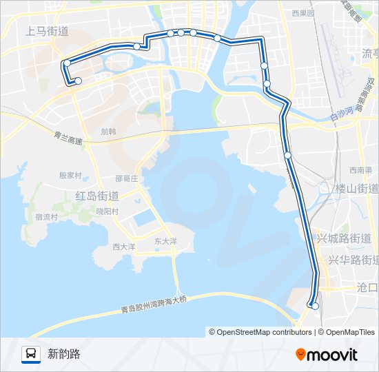 公交773路的线路图