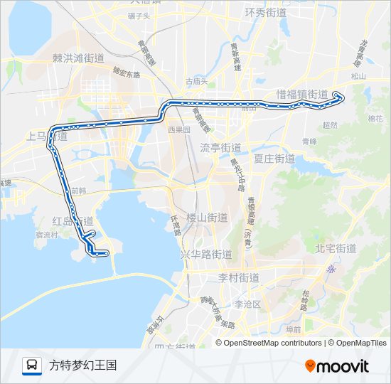 公交902路的线路图