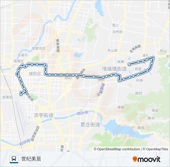 公交903路的线路图