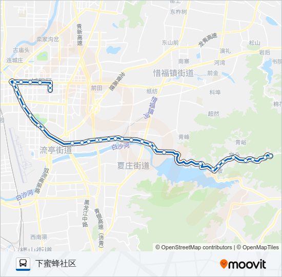 公交907路的线路图