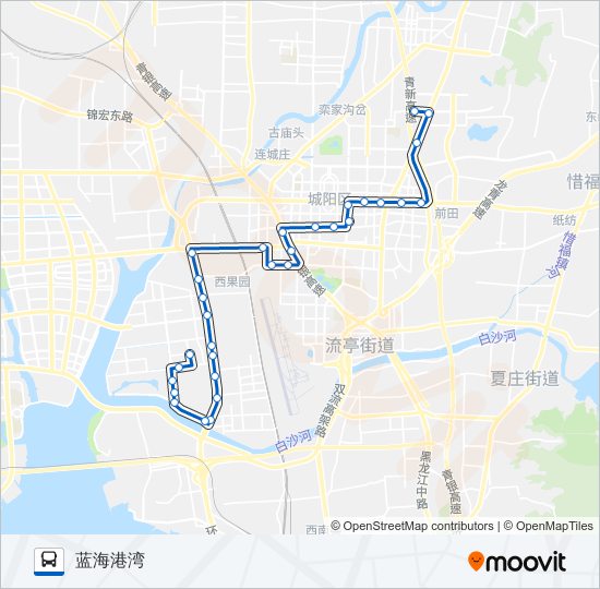 913路 bus Line Map