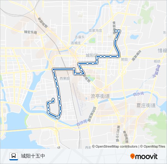 公交913路的线路图