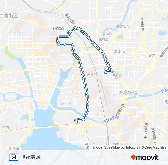 公交919路的线路图