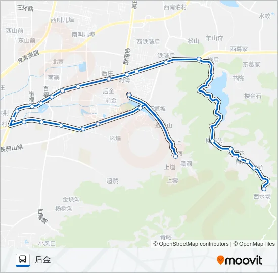 921路 Bus Line Map