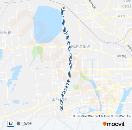 公交922路的线路图