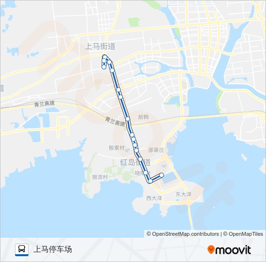 公交925路的线路图