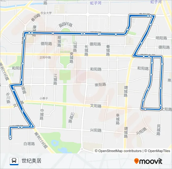 931路 Bus Line Map