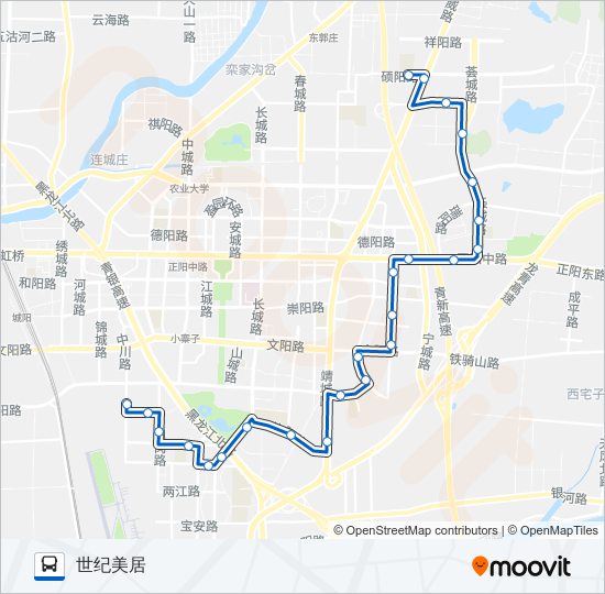 933路 bus Line Map