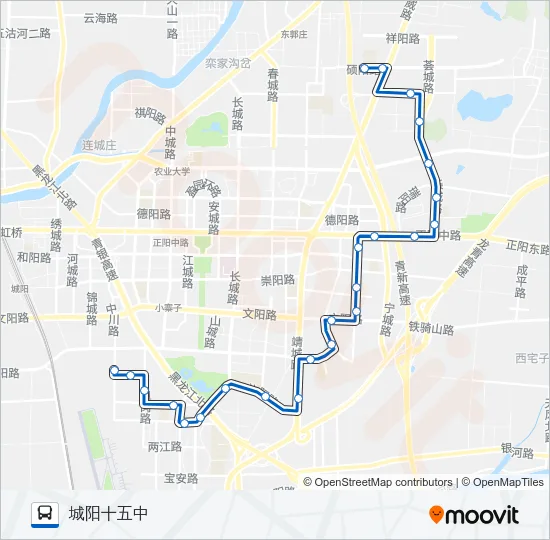 933路 Bus Line Map