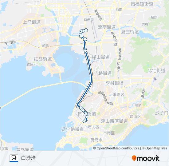 公交936路的线路图