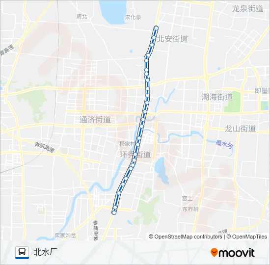 即墨1路 Bus Line Map