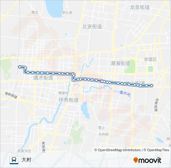 公交即墨2路的线路图