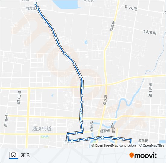 公交即墨3路的线路图