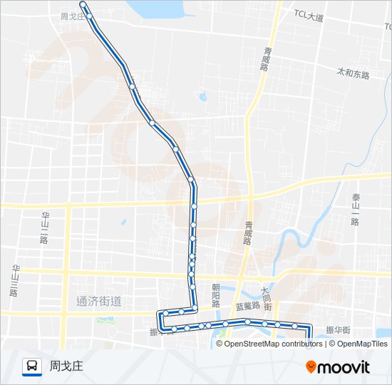 公交即墨3路的线路图