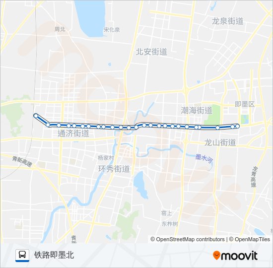 即墨4路 bus Line Map
