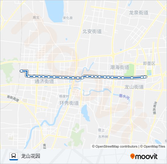 即墨4路 Bus Line Map