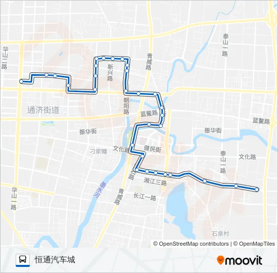 即墨5路 Bus Line Map