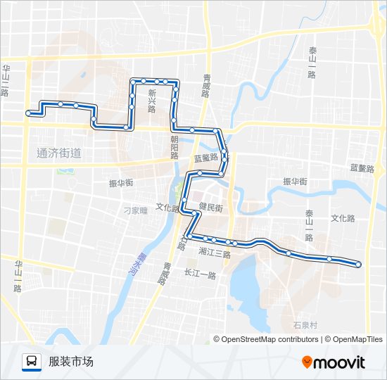 即墨5路 Bus Line Map