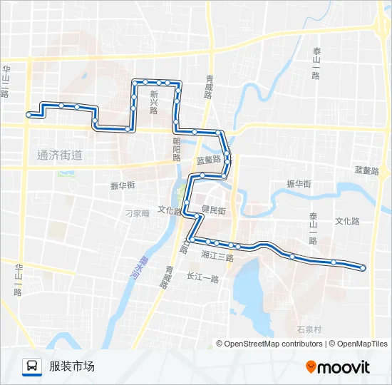 即墨5路 Bus Line Map