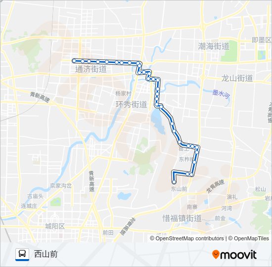 即墨6路 Bus Line Map
