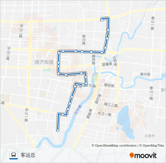 公交即墨7路的线路图