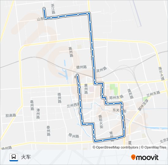 公交胶州9路的线路图