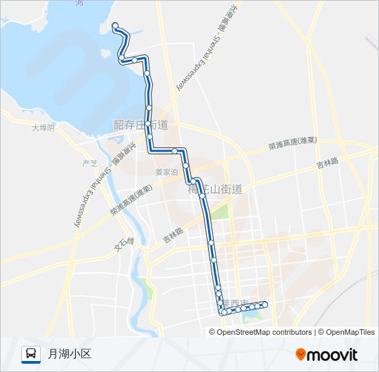 莱西8路 bus Line Map