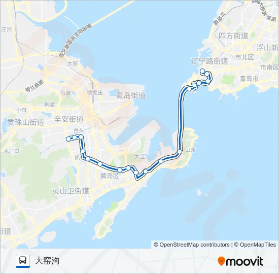 隧道1路 Bus Line Map