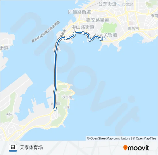 隧道2路 Bus Line Map