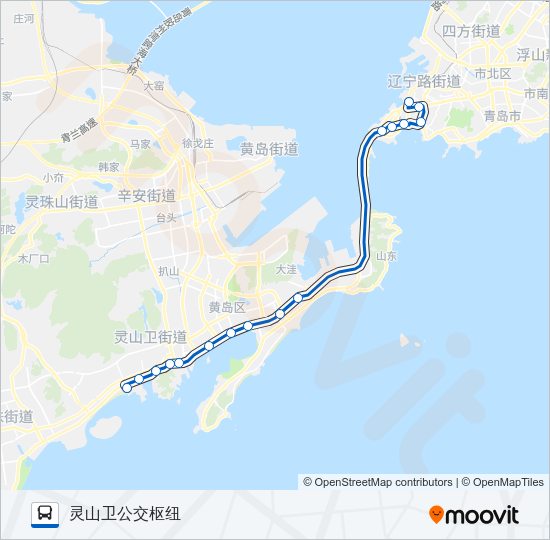 公交隧道5路的线路图