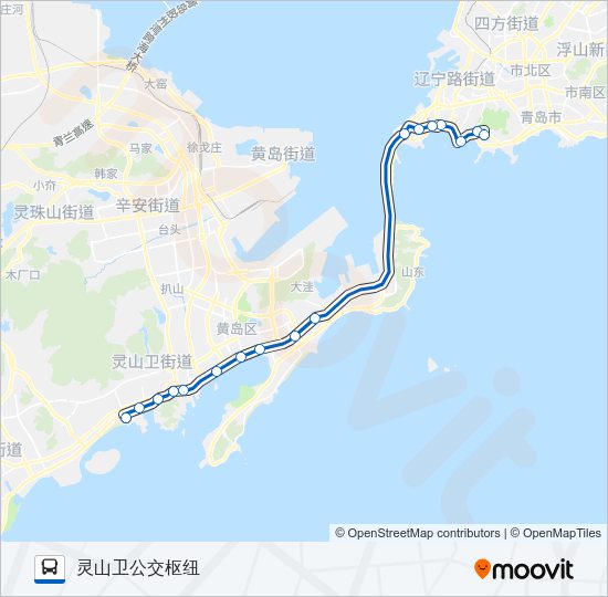 公交隧道6路的线路图