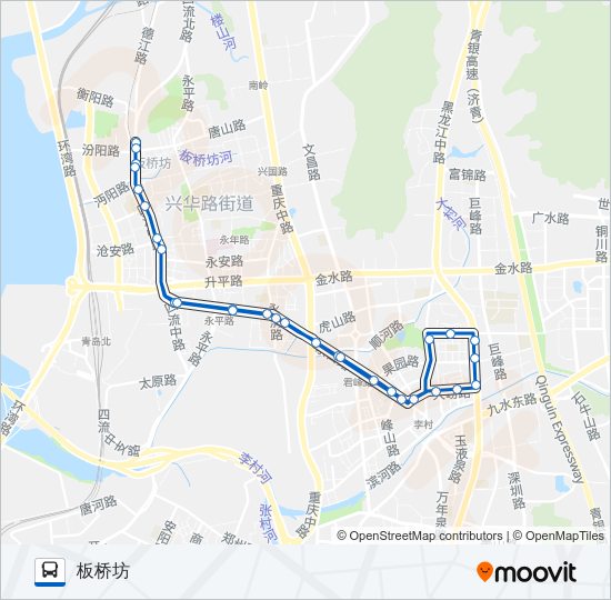 10路环线 Bus Line Map