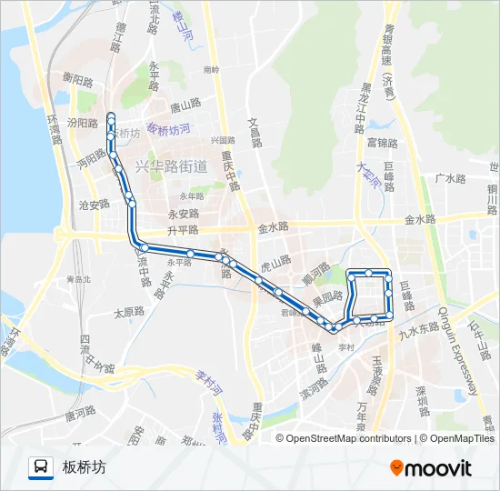 公交10环线路的线路图