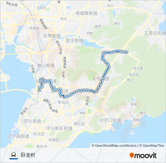 112路专 Bus Line Map