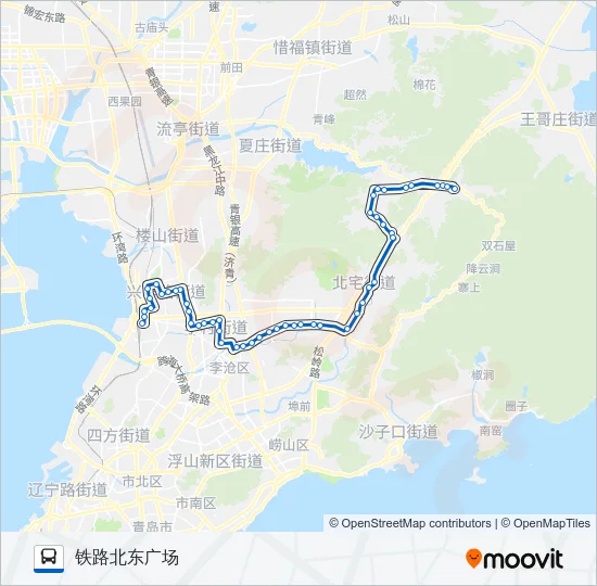 112路专 Bus Line Map