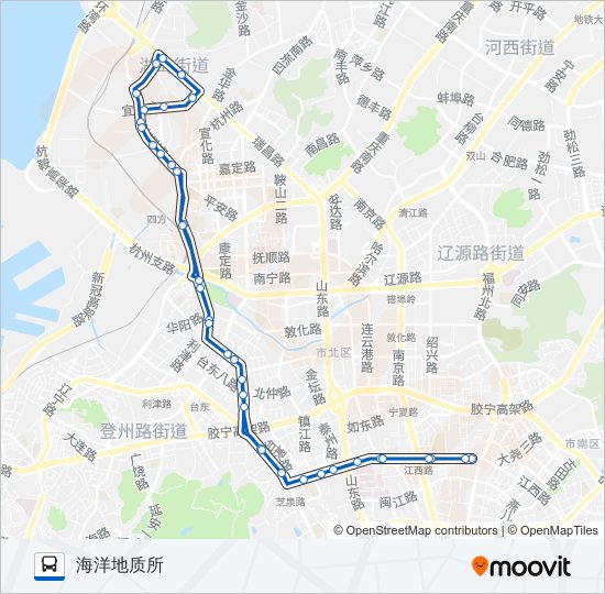 公交32环线路的线路图