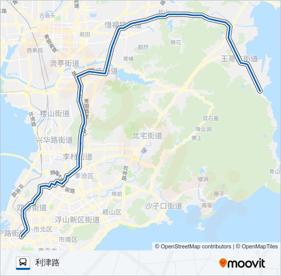 371专线 bus Line Map