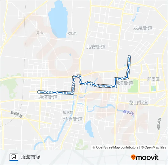 即墨10路 Bus Line Map