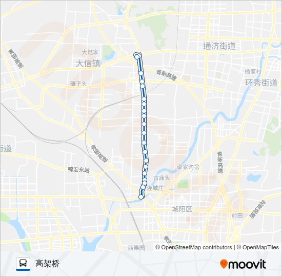 公交即墨11路的线路图