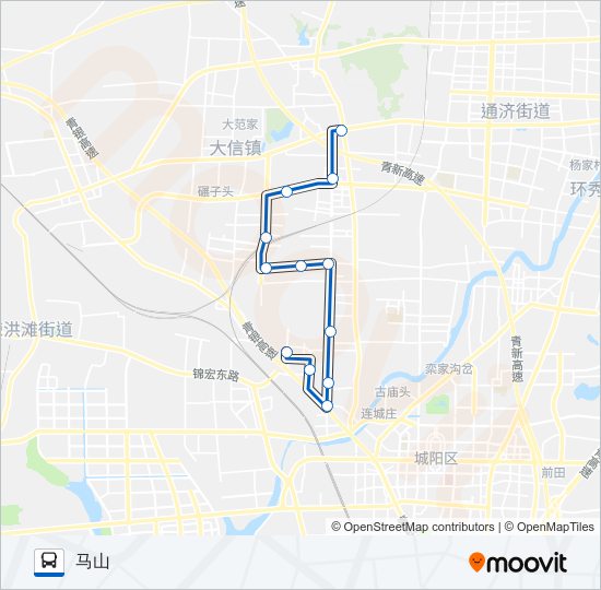 即墨15路 bus Line Map