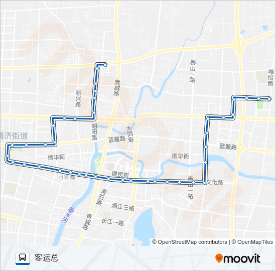 公交即墨16路的线路图