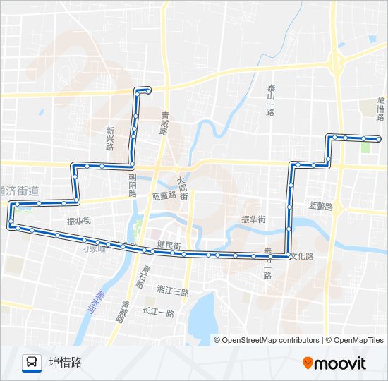 公交即墨16路的线路图