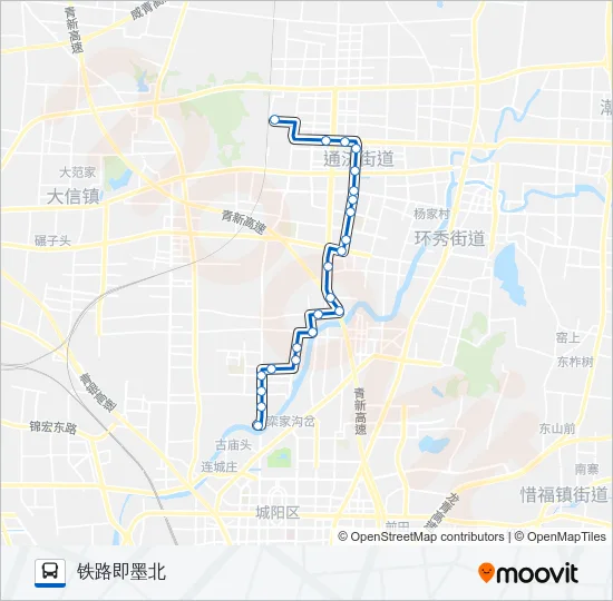 即墨18路 Bus Line Map