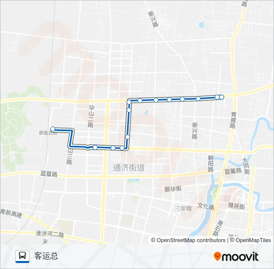 公交即墨20路的线路图