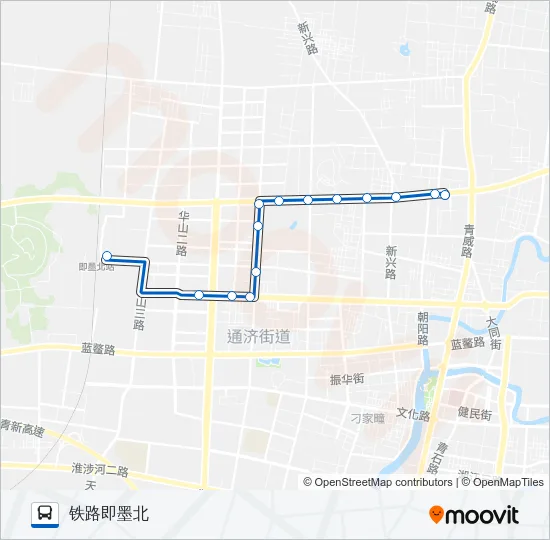 公交即墨20路的线路图