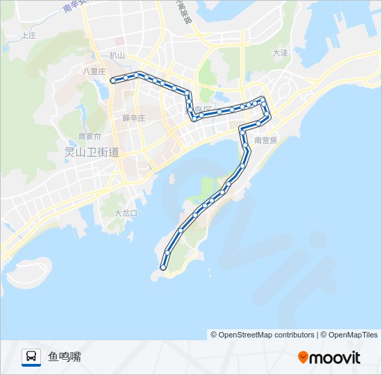 公交开发区3路的线路图