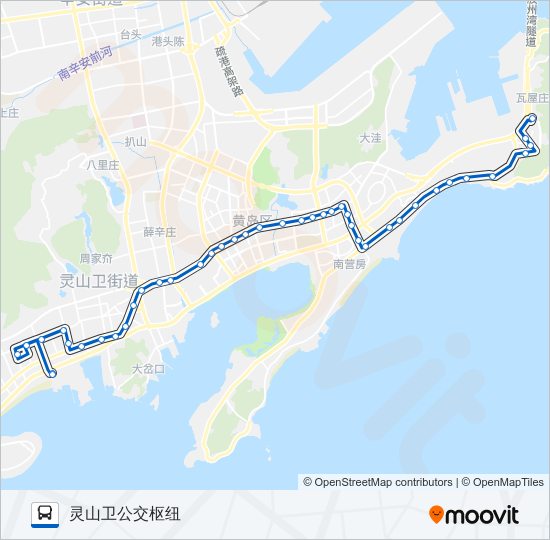开发区4路 bus Line Map